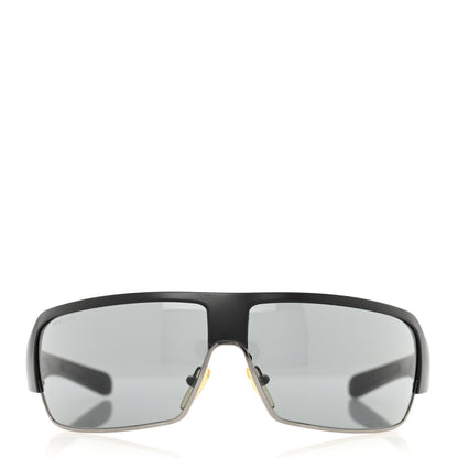 Prada Metal Rubber Linea Rossa Sport Sunglasses SPS 03G Black 2 of 5