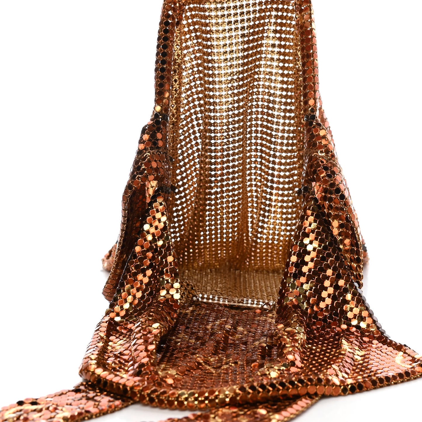 Monogram Mesh Metal Frances Gold