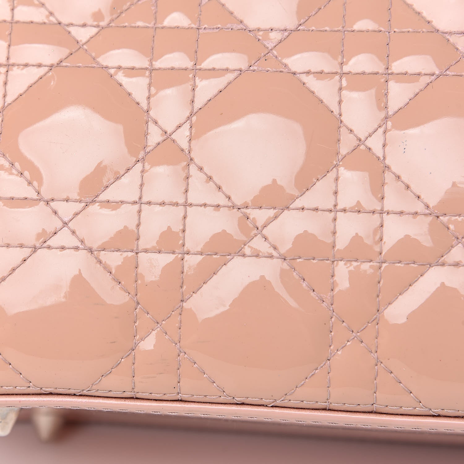Christian Dior Patent Cannage Medium Lady Dior Pale Pink 15 of 16