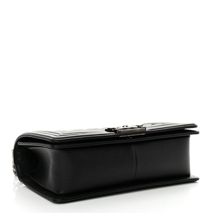 Chanel Caviar Quilted Medium Boy Flap Black 4 of 12