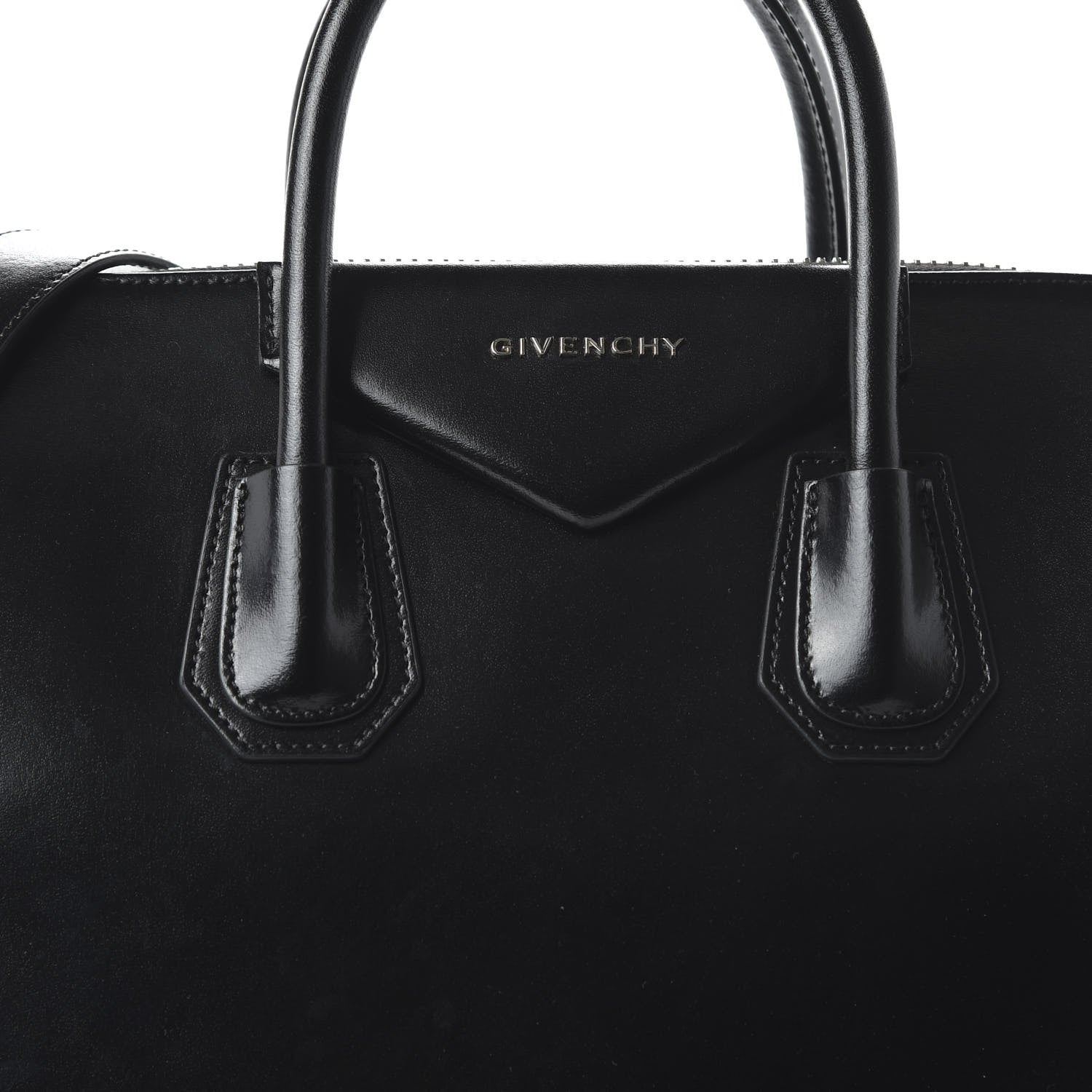 Givenchy Shiny Lord Calfskin Medium Antigona Black 10 of 10