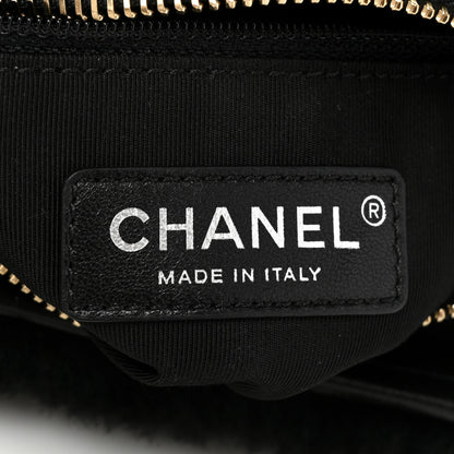 Chanel Shearling Small Gabrielle Hobo Black 6 of 10
