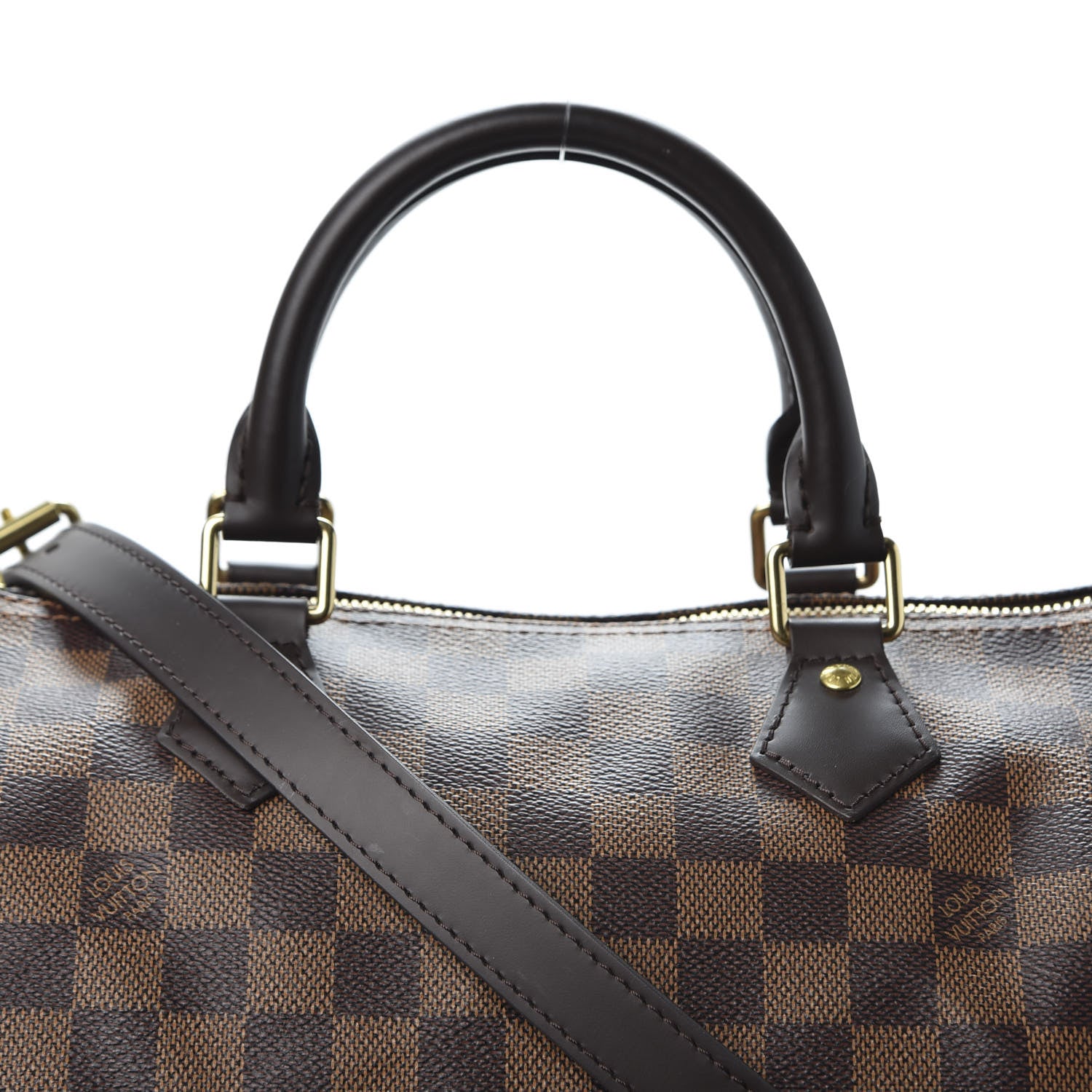 Louis Vuitton Damier Ebene Speedy Bandouliere 30 9 of 9