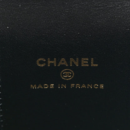 Chanel Caviar Quilted Enamel Coco Casino Mini Vanity Case With Chain Black 6 of 11