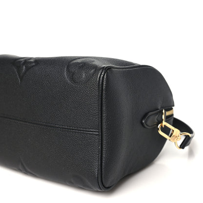Louis Vuitton Empreinte Monogram Giant Speedy Bandouliere 25 Black 8 of 9