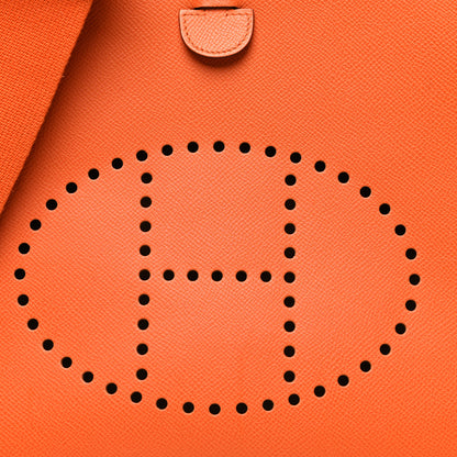 Hermes Epsom Evelyne III PM Orange 14 of 15