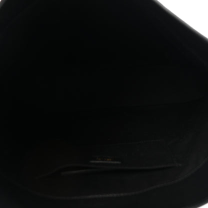 Versace Grainy Calfskin Virtus Hobo Black 5 of 10
