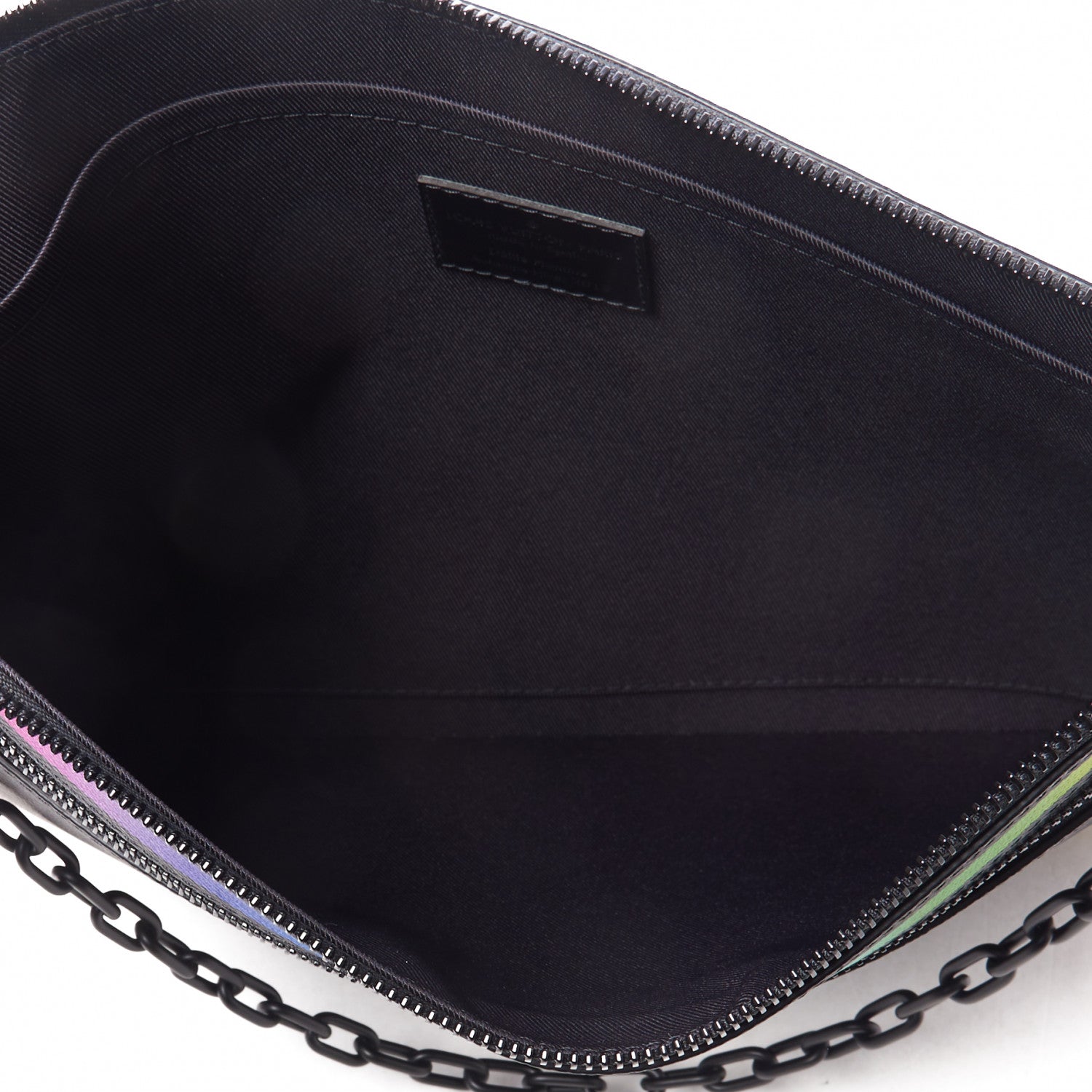 Louis Vuitton Taiga Rainbow Pochette A4 Black 8 of 8