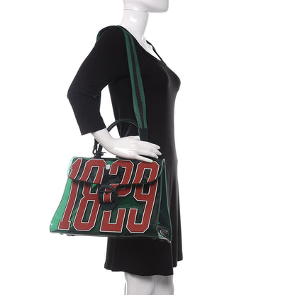 Delvaux PVC The Hero 1829 Brillant Satchel Vert 2 of 9
