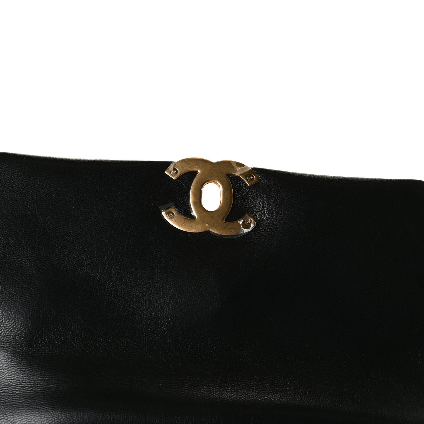 Goatskin Quilted Medium Chanel 19 Flap Black