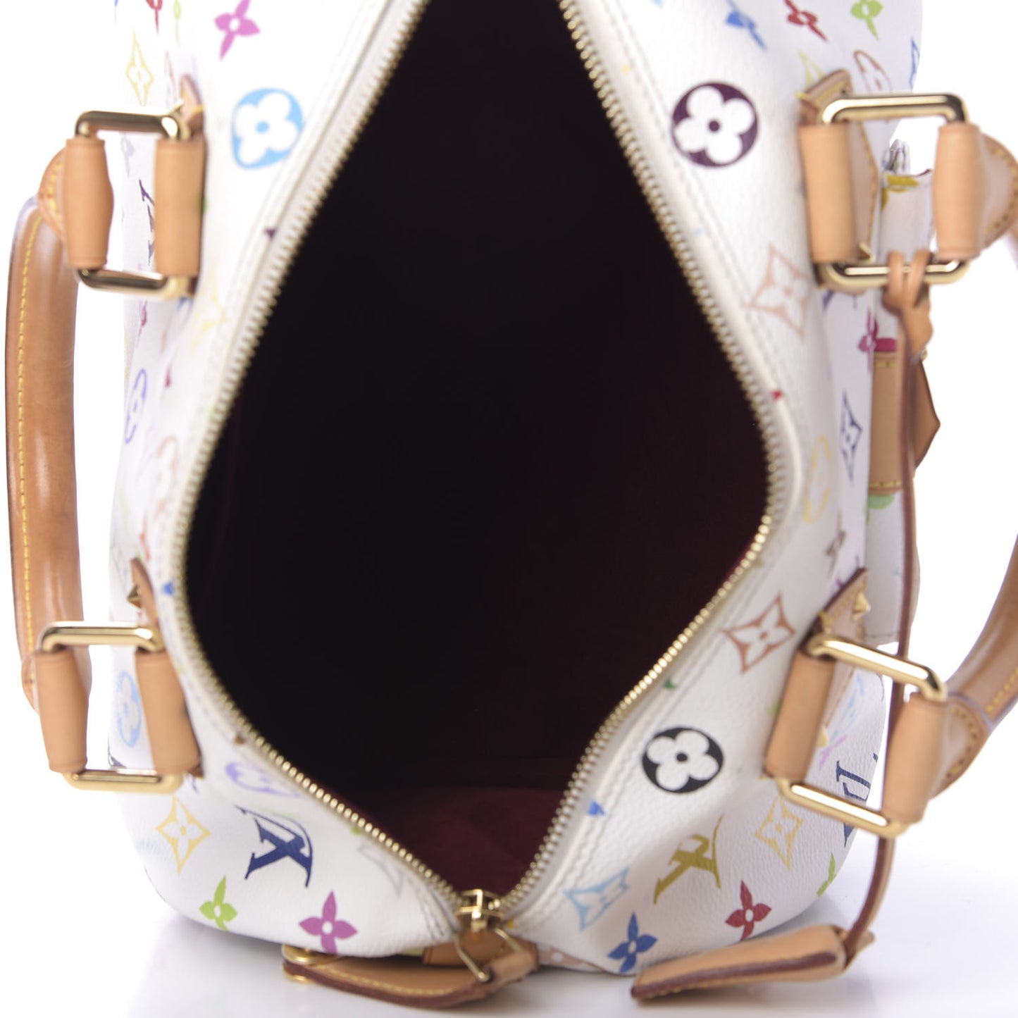 Monogram Multicolor Speedy 30 White