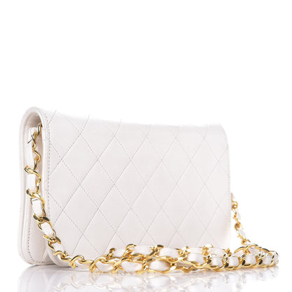 Chanel Lambskin Quilted Mini Flap White 3 of 8