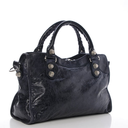 Balenciaga Agneau Giant 21 Silver Hardware City Marine 3 of 7