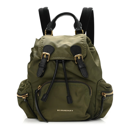 Burberry Nylon Small Crossbody Rucksack Backpack Canvas Green 1 of 14