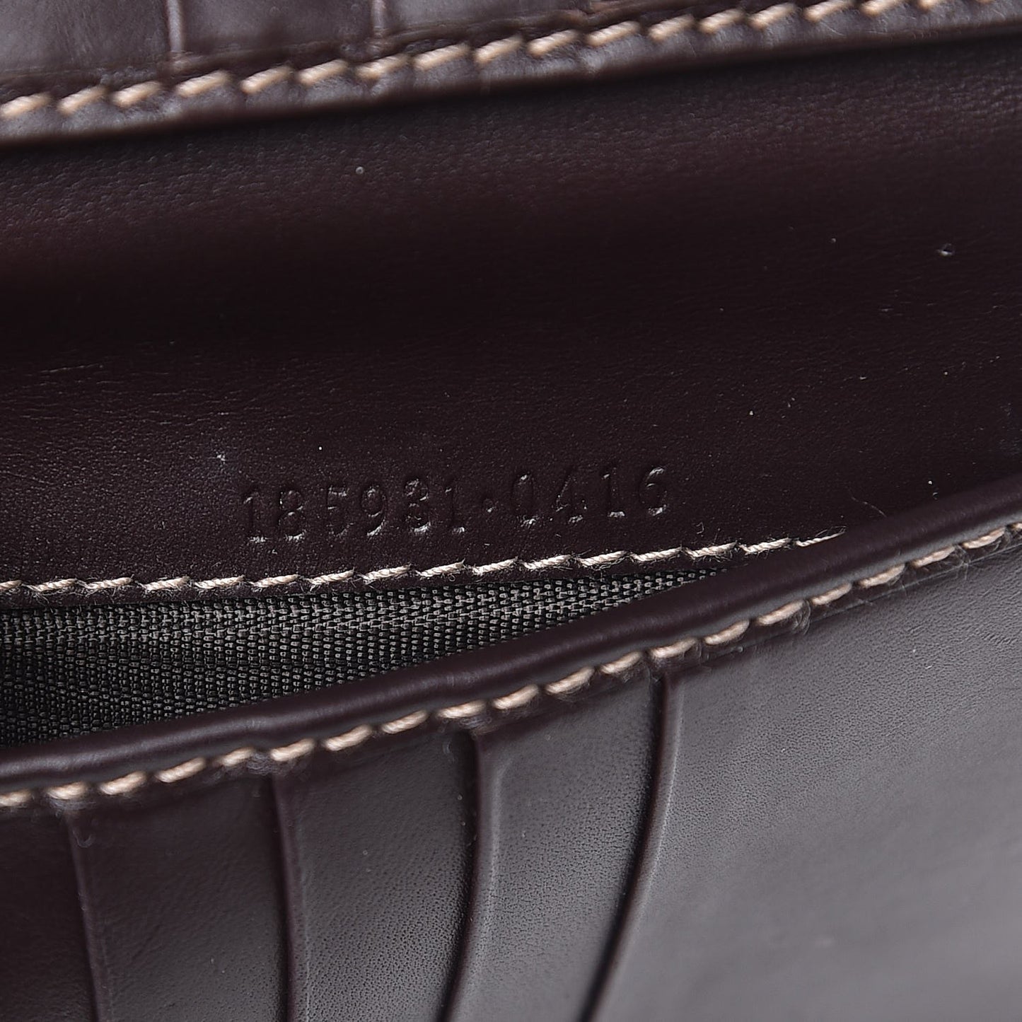 GG Monogram Ladies Web French Flap Wallet Brown