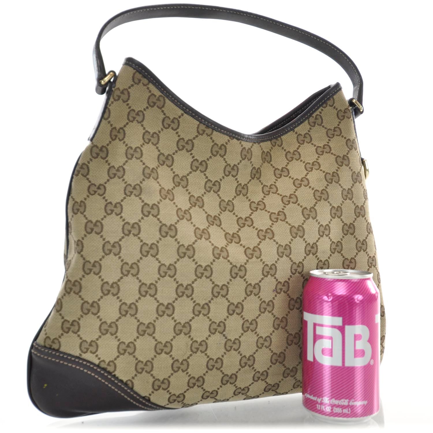 Gucci Monogram New Britt Medium Hobo Ebony 3 of 10