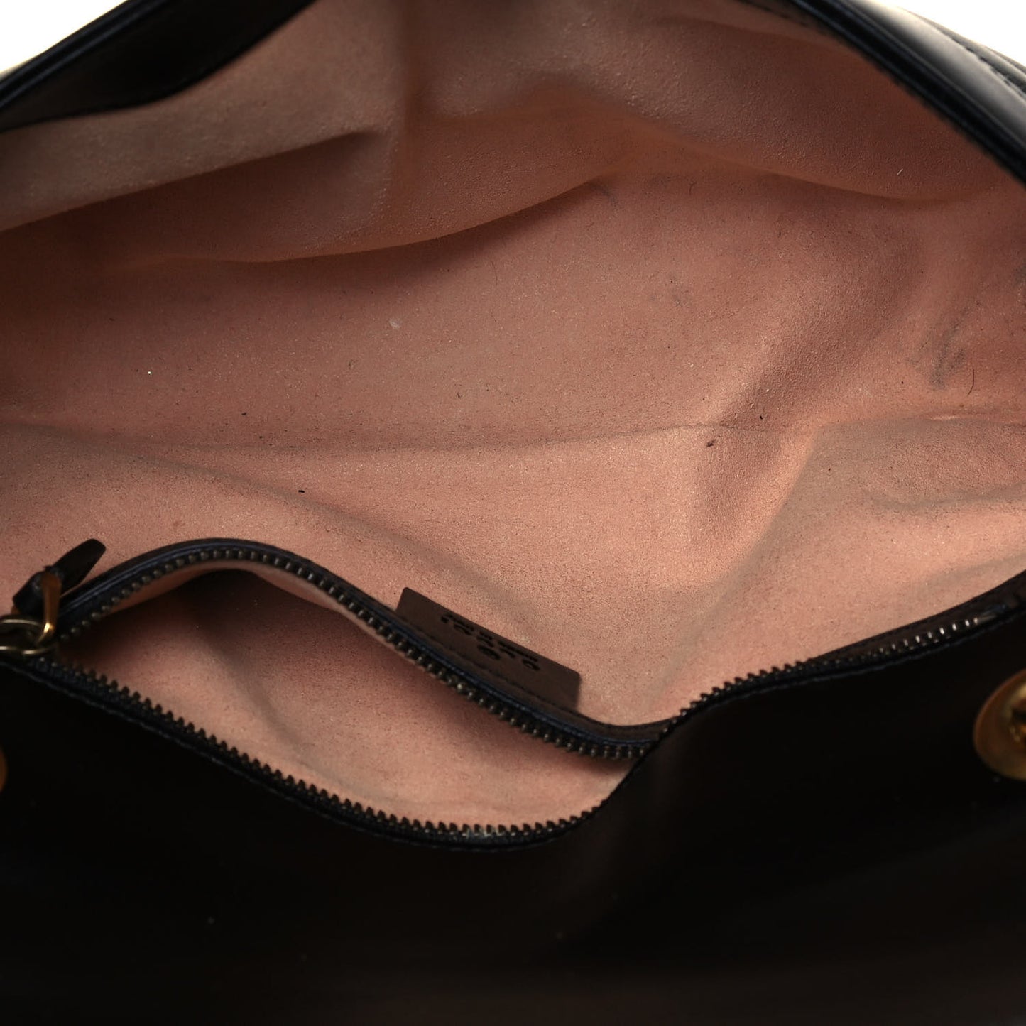 Calfskin Matelasse Small GG Marmont Shoulder Bag Black