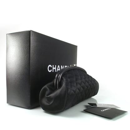 Chanel Satin Quilted Timeless Clutch 3 of 9