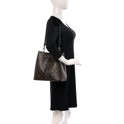 Louis Vuitton Monogram Neonoe MM Black 2 of 8