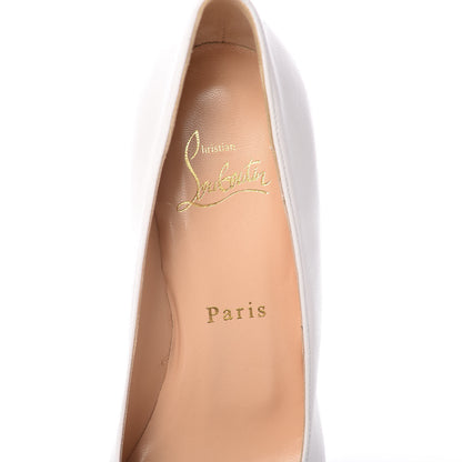 Christian Louboutin Nappa Patent Studded Predupump 85 Pumps 36 White 6 of 9