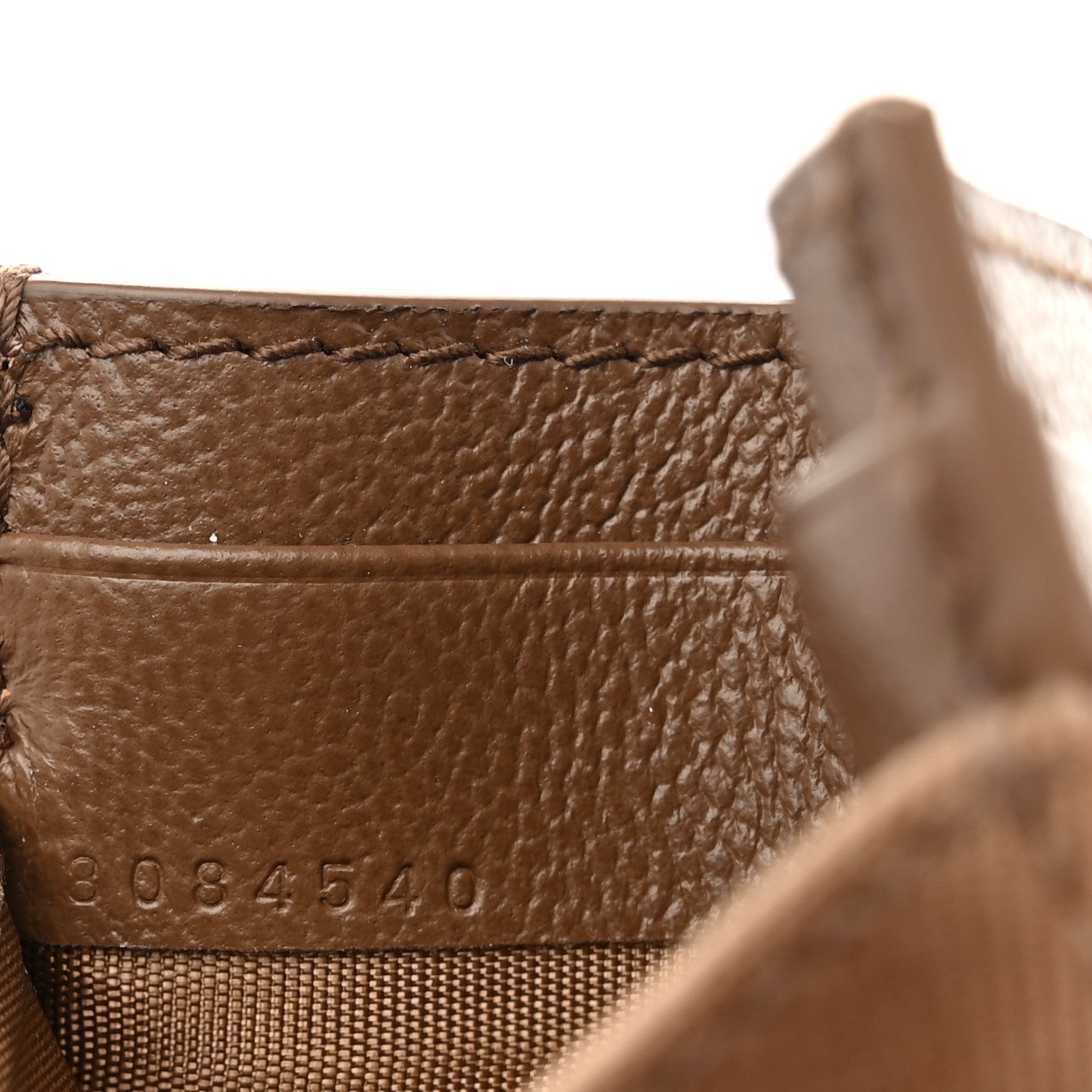 Burberry Grainy Calfskin Vintage Check Sandon Card Case Tan 8 of 8