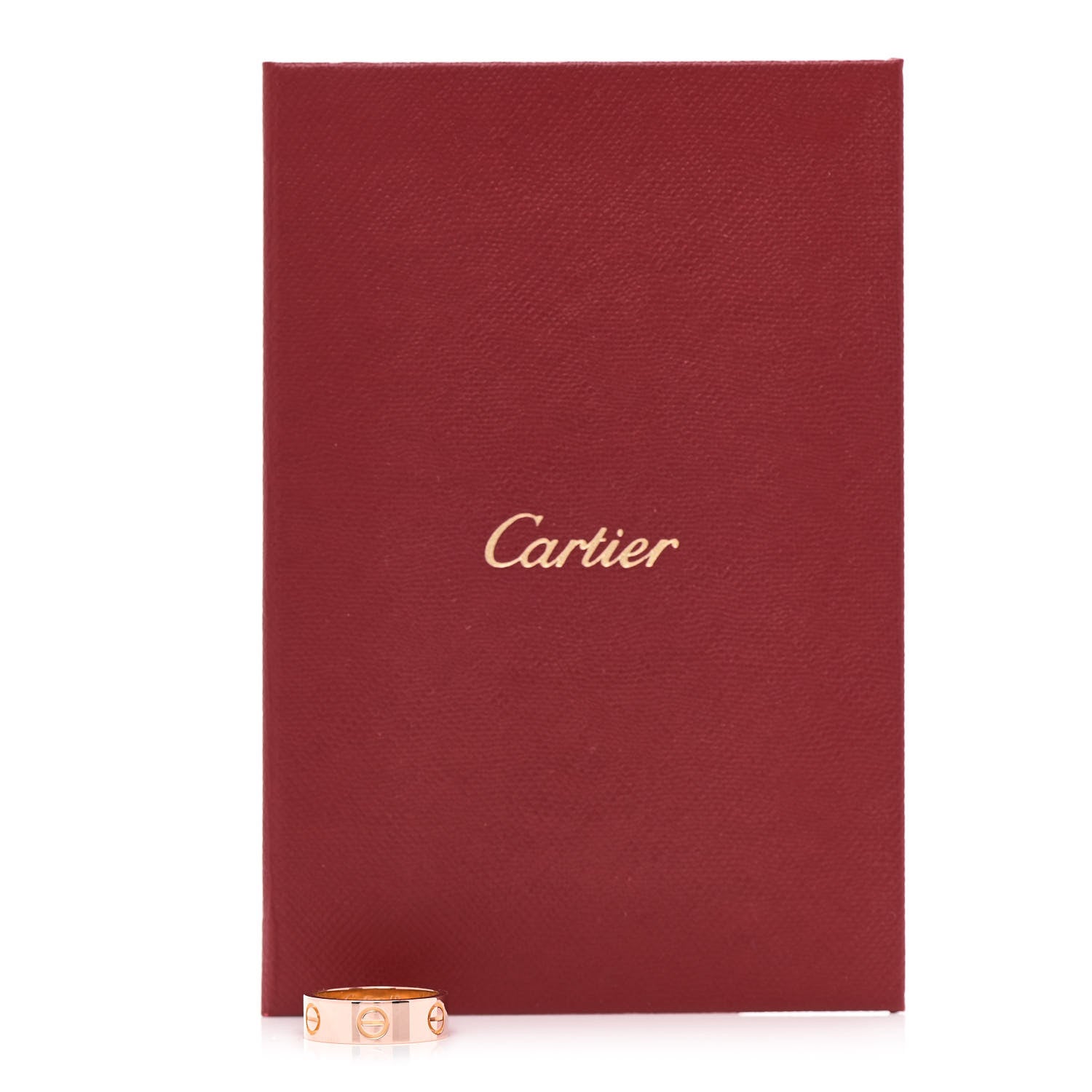 Cartier 18K Pink Gold 5.5mm LOVE Ring 49 4.75 5 of 5