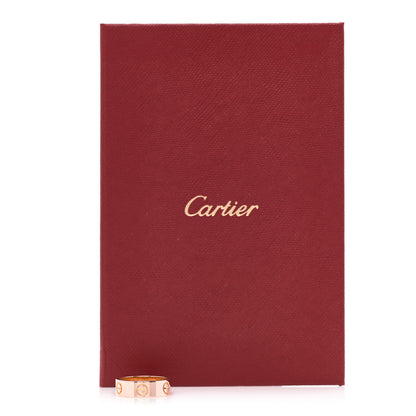 Cartier 18K Pink Gold 5.5mm LOVE Ring 49 4.75 5 of 5