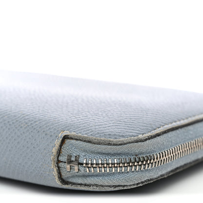 Hermes Epsom Azap Wallet Bleu Lin 14 of 14