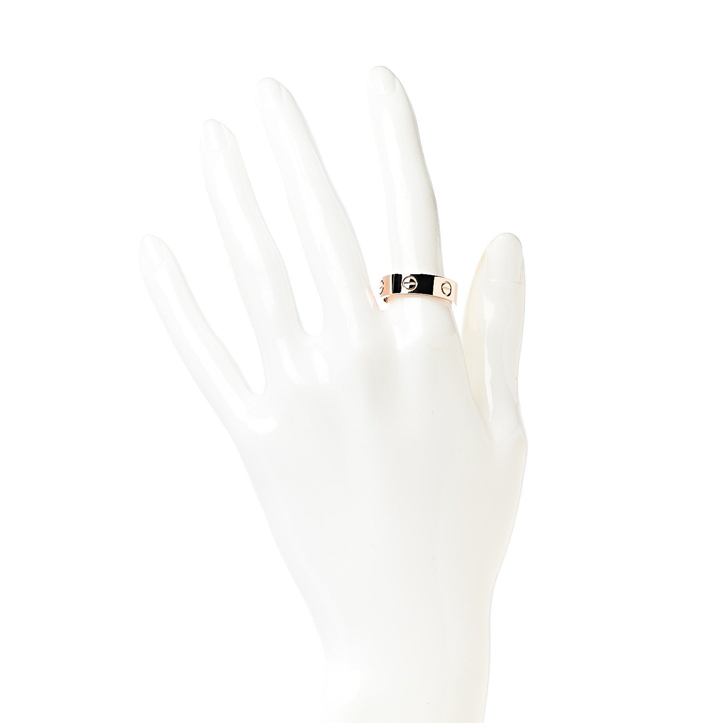 18K Pink Gold 5.5mm LOVE Ring 56 7.5