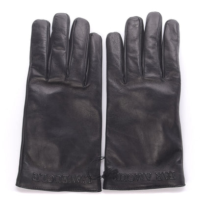 Gucci Lambskin L'aveugle Par Amour Gloves 10 Black 1 of 4