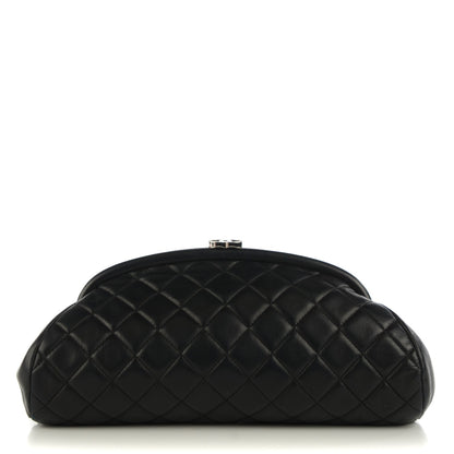 Chanel Lambskin Quilted Timeless Clutch Black 1 of 7