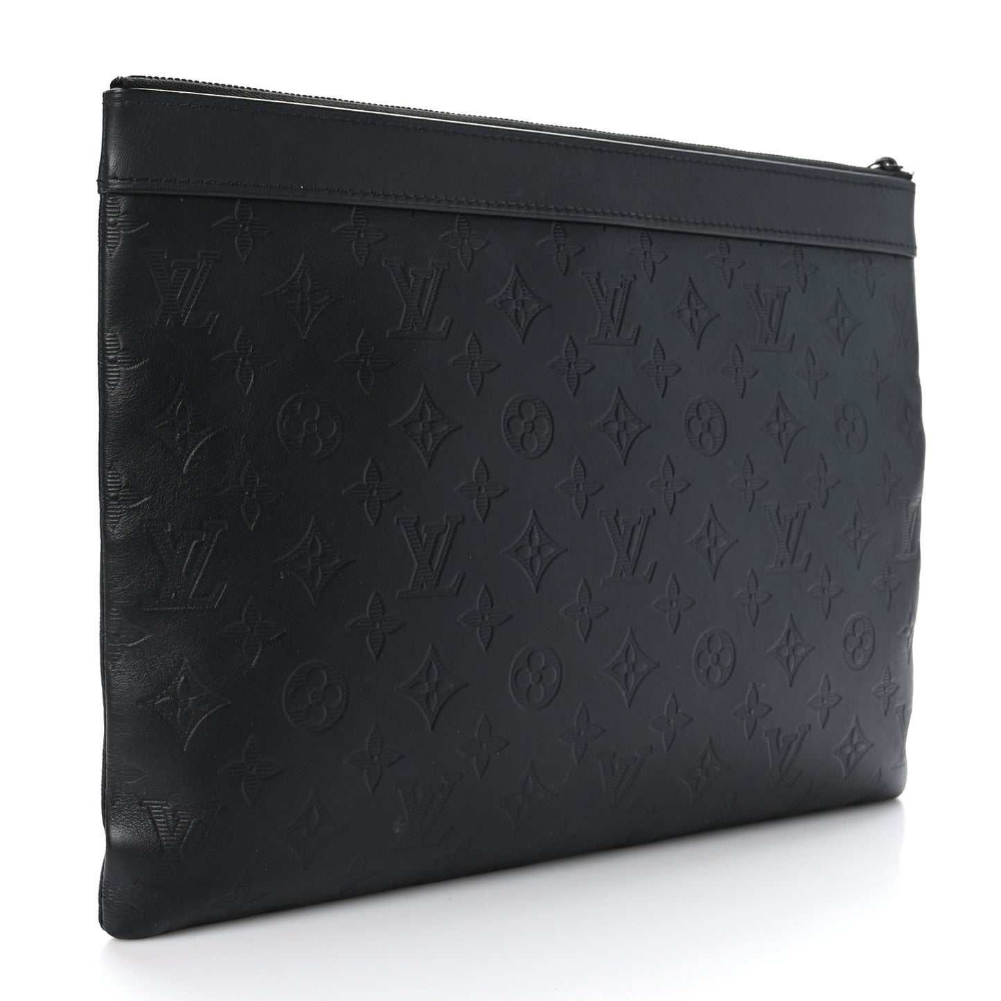 Calfskin Monogram Shadow Discovery Pochette Black