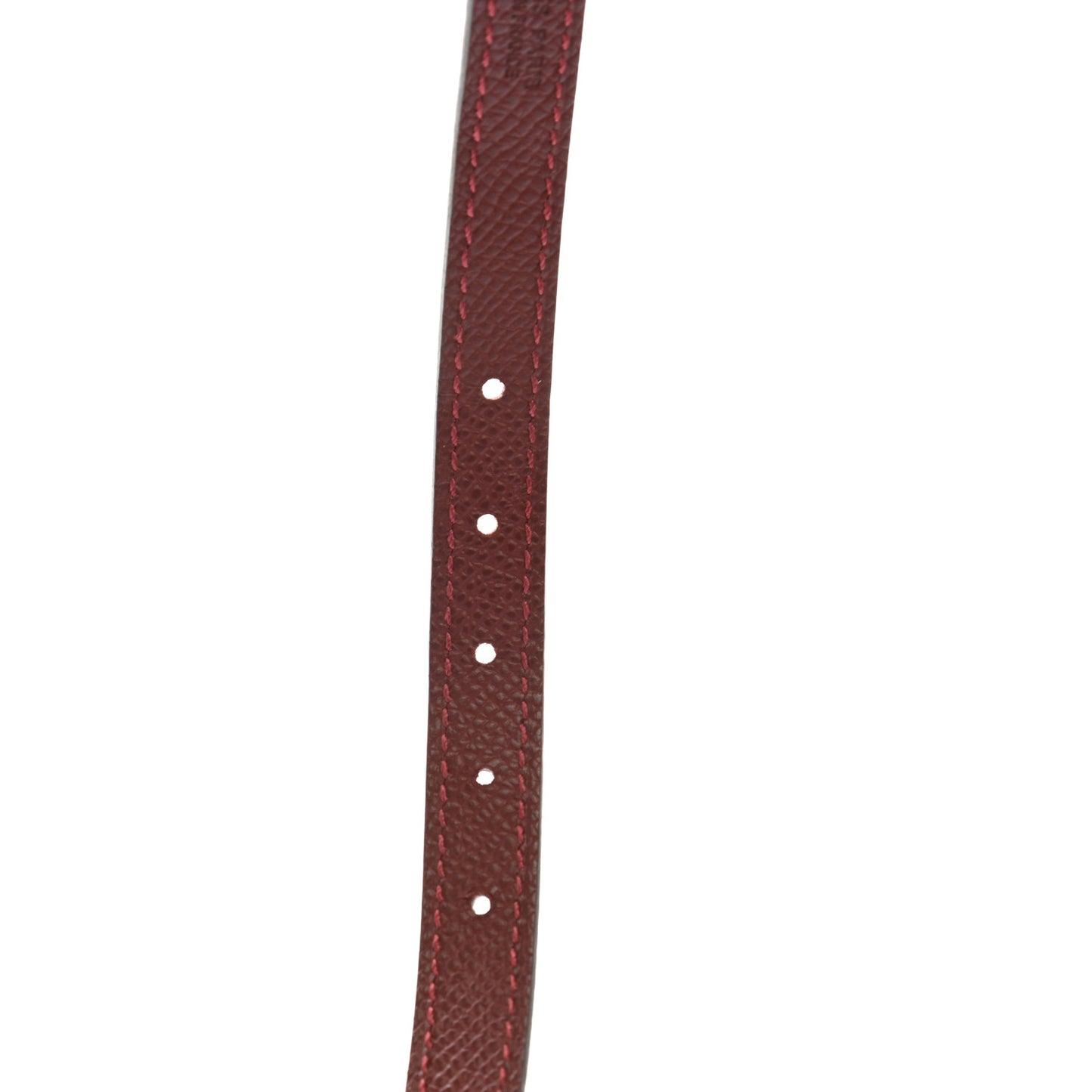 Swift Epsom 13mm Belt Strap 75 Sanguine Rouge H