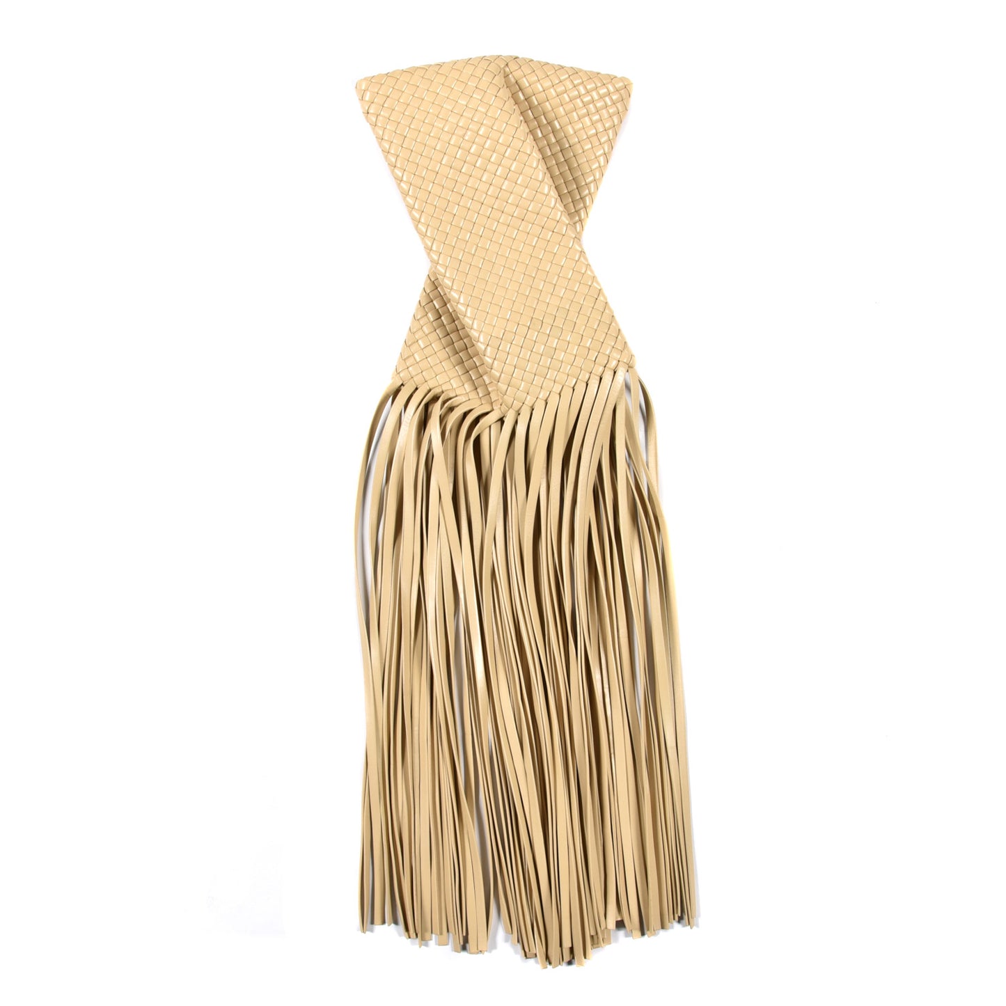 Nappa Intrecciato The Fringe Crisscross Bag Porridge
