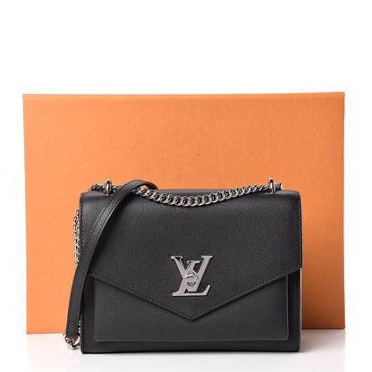 Louis Vuitton Soft Calfskin My Lockme Chain Bag BB Black 11 of 11