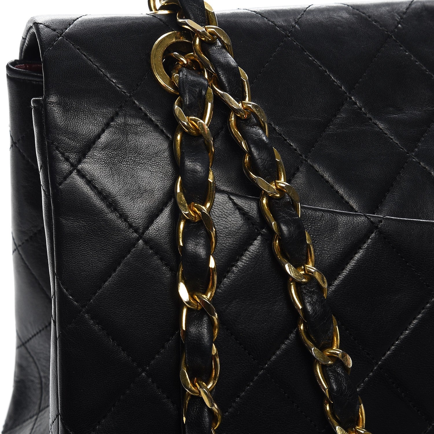 Chanel Lambskin XL Jumbo Flap Black 17 of 18