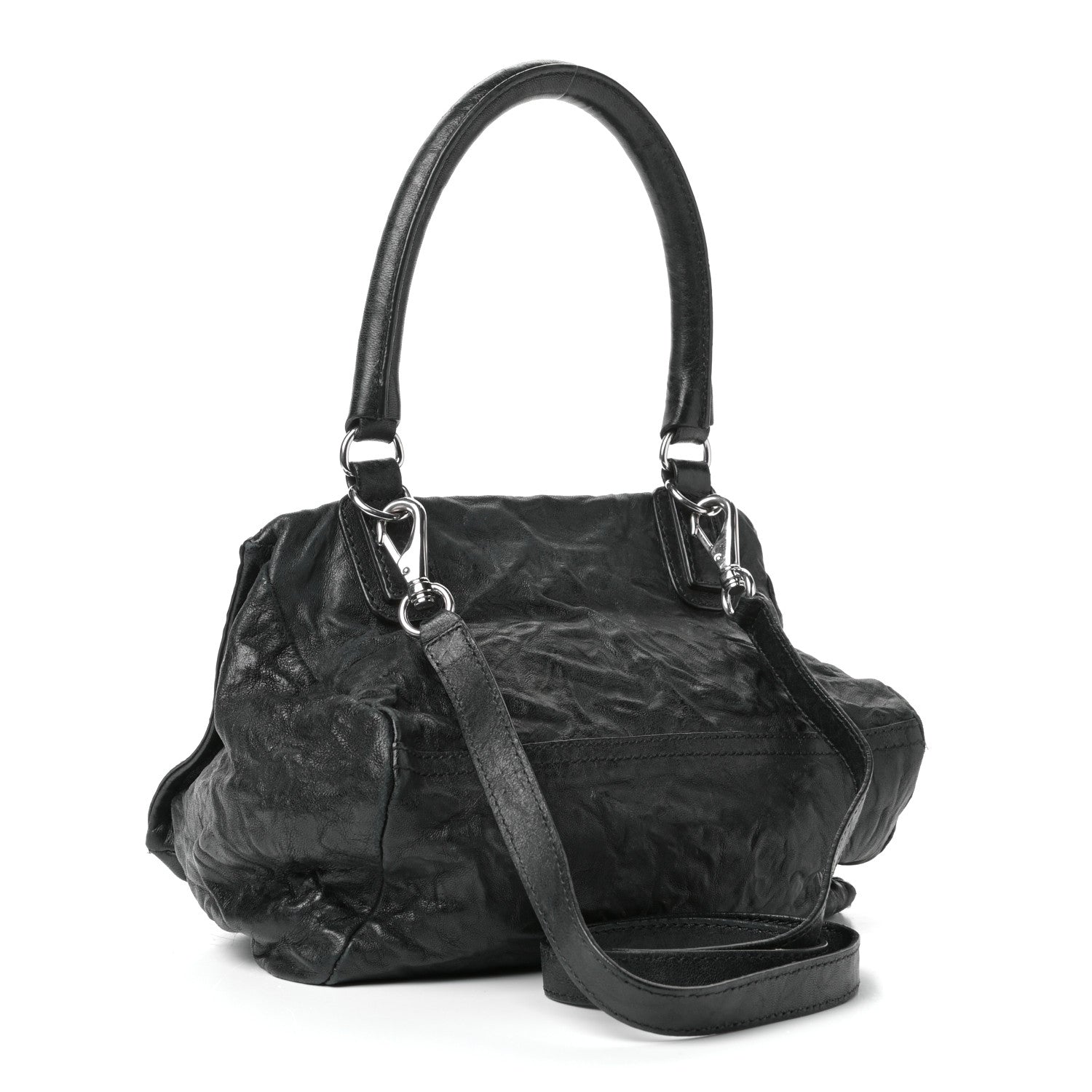 Givenchy Tumbled Sheepskin Small Pandora Black 2 of 10