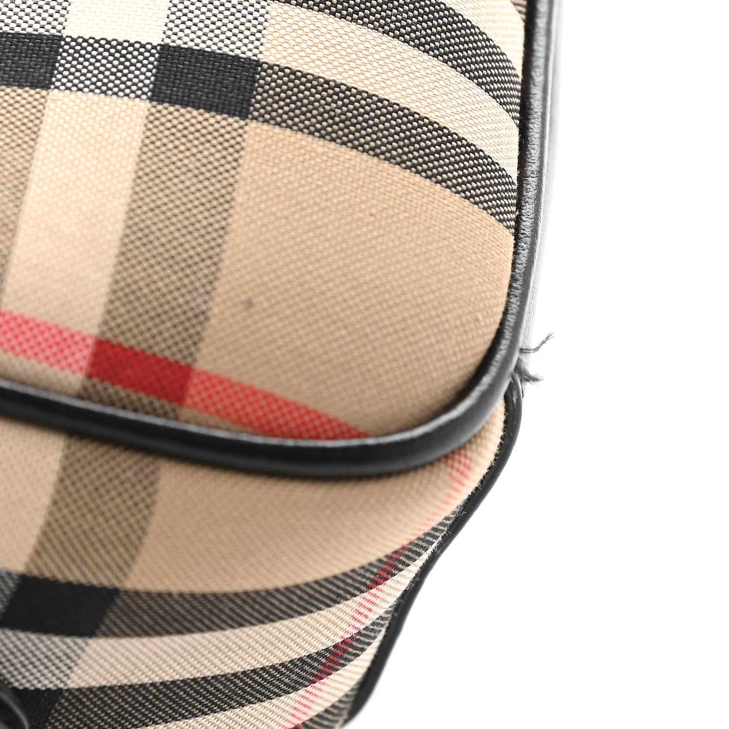 Burberry Calfskin Vintage Check Micro Camera Bag Archive Beige 10 of 10