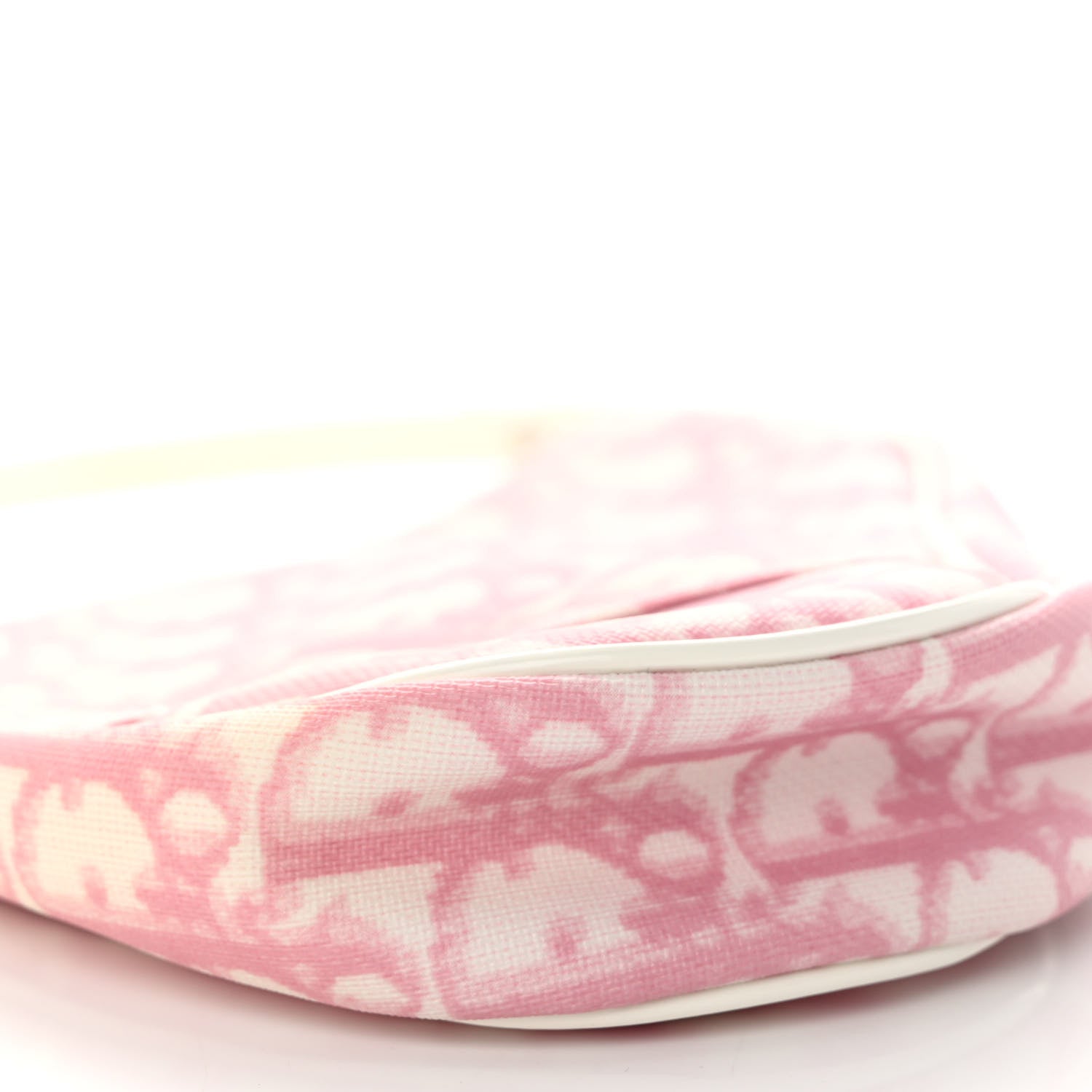 Christian Dior Monogram Mini Saddle Pochette Pink 9 of 13