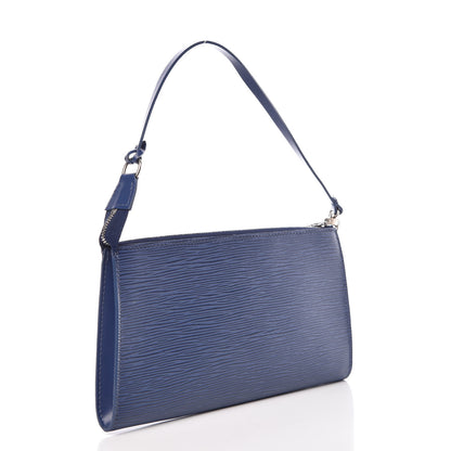 Louis Vuitton Epi Pochette Accessories 24 Myrtille 3 of 9