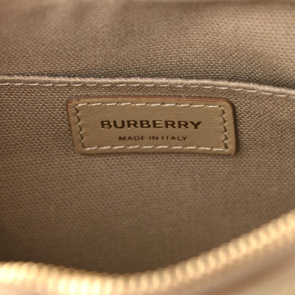 Burberry Calfskin Embossed Monogram Camera Chain Bag Honey 6 of 9