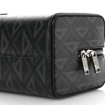 Christian Dior Canvas CD Diamond Lingot Toiletry Pouch Black 10 of 16