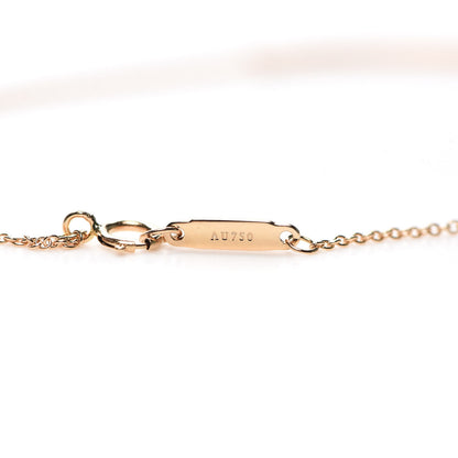 Tiffany 18K Yellow Gold Diamond Small T Smile Pendant Necklace 4 of 7