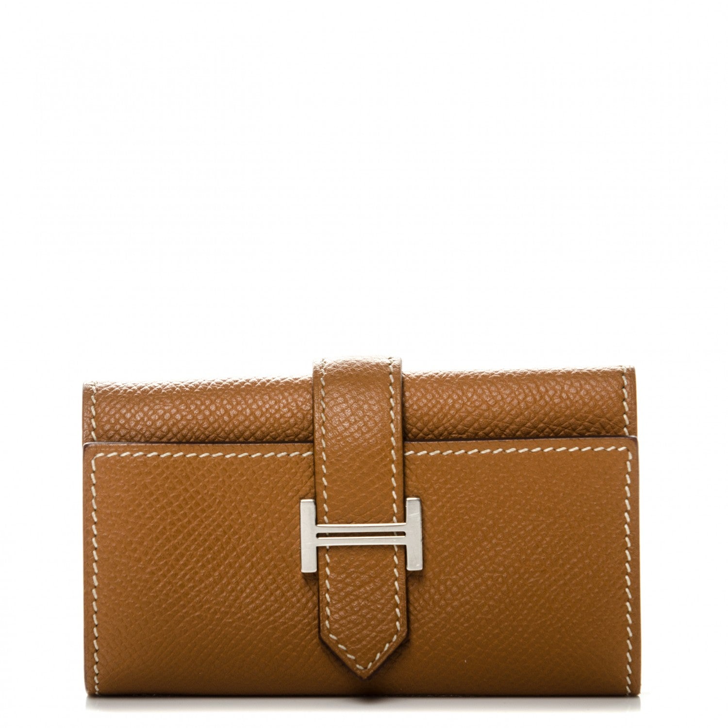 Hermes Epsom Bearn Multicles 4 Key Holder Gold 1 of 6