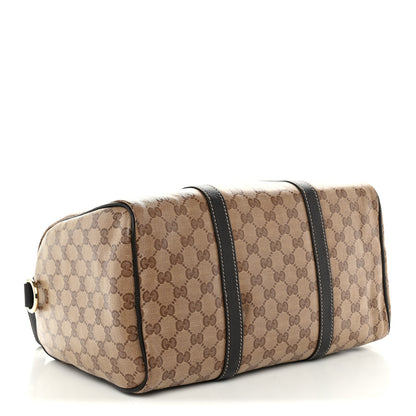 Gucci Crystal Monogram Medium Joy Boston Dark Brown 4 of 10
