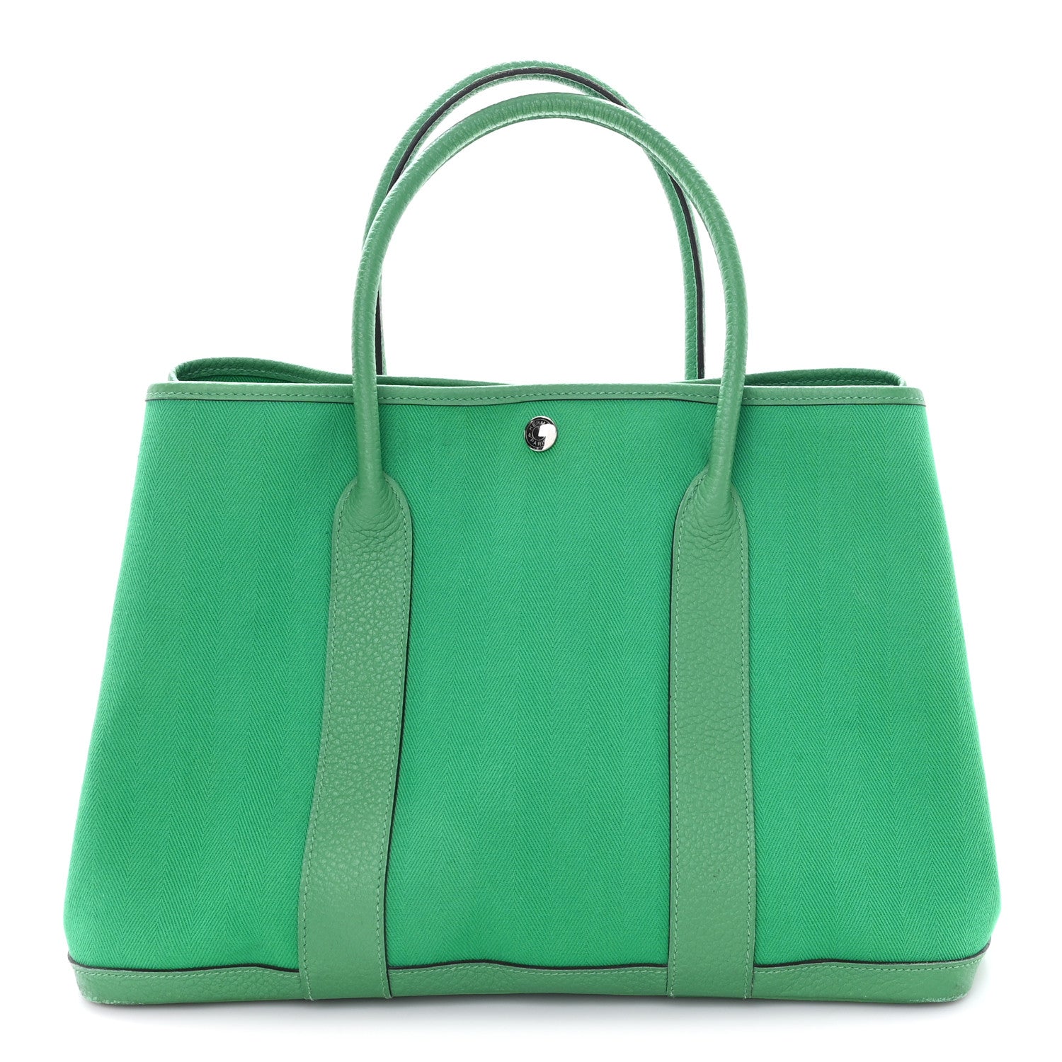 Hermes Chevron Herringbone Toile Negonda MM Bambou 1 of 12
