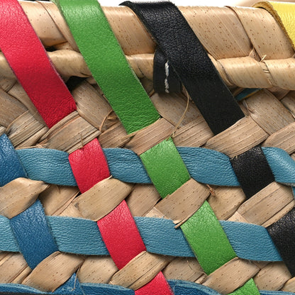 Loewe Raffia Basket Tote Bag Natural Multicolor 12 of 15