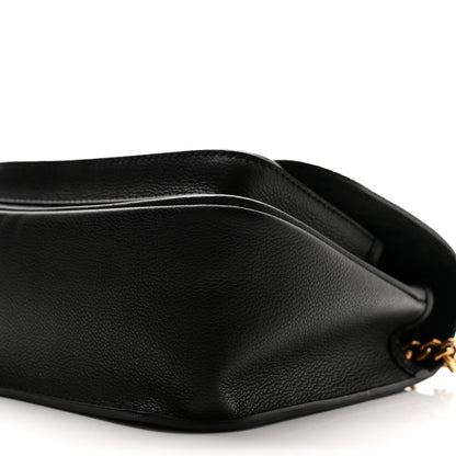 Louis Vuitton Grained Calfskin Lockme Chain Bag PM Black 9 of 9