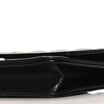 Chanel Caviar Quilted Wallet On Chain WOC Black 11 of 12