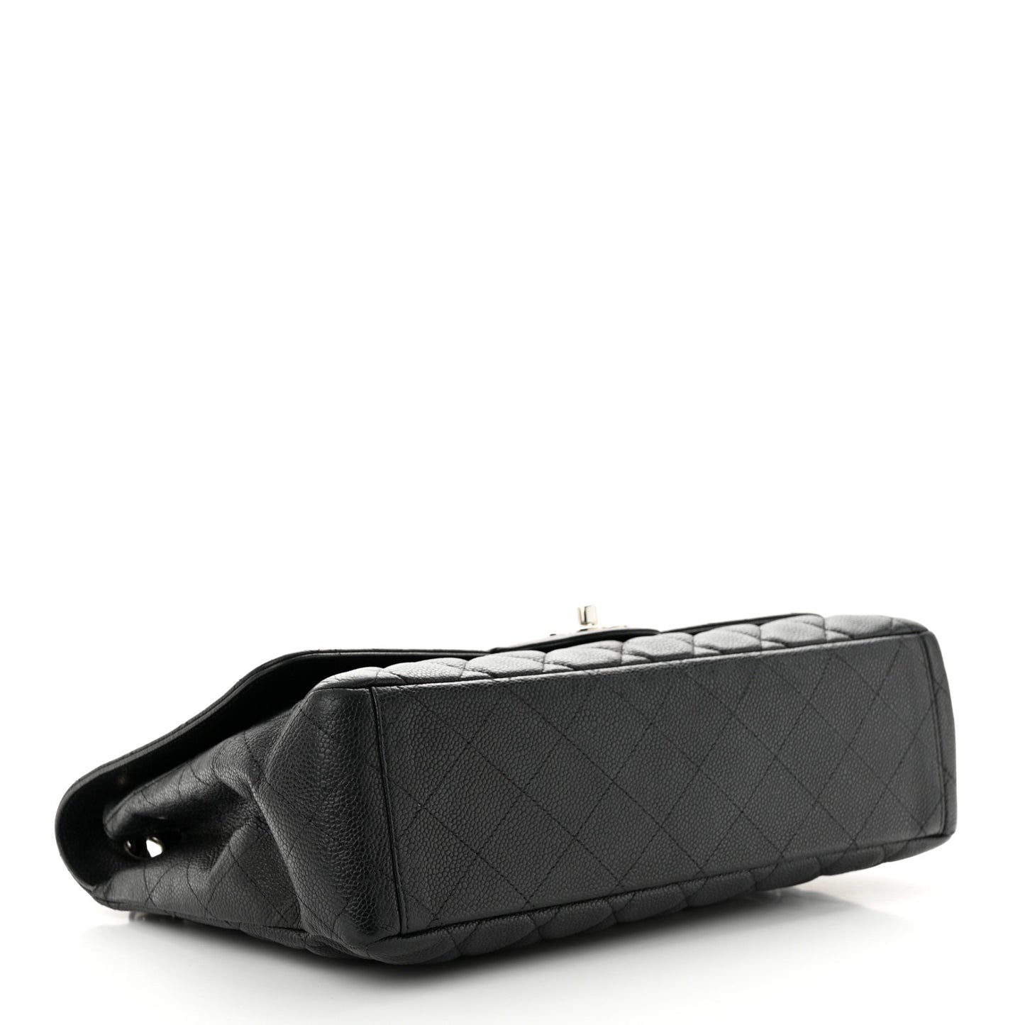 Caviar Quilted Maxi Single Flap Black